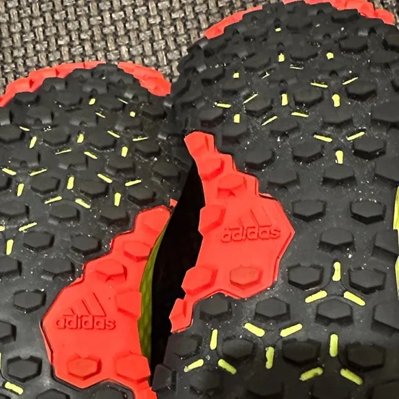 Adidas Blue and Orange Athletic Sneakers - Picture 9 of 10